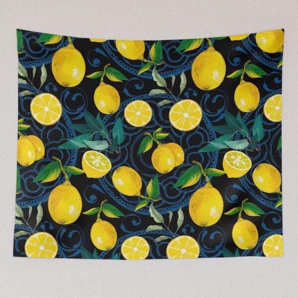Item preview, Citrus,Sicilian style ,majolica,lemons  designed and sold by MariaMarinova.