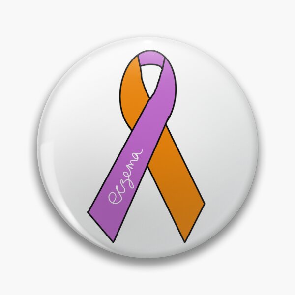 Item preview, Eczema Awareness Ribbon  designed and sold by jenmishalecki.