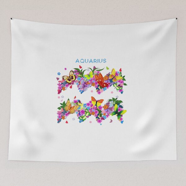 Item preview, Horoscope Flowers Aquarius, Zodiac Flowers Aquarius, Astrology Symbol designed and sold by podekom.