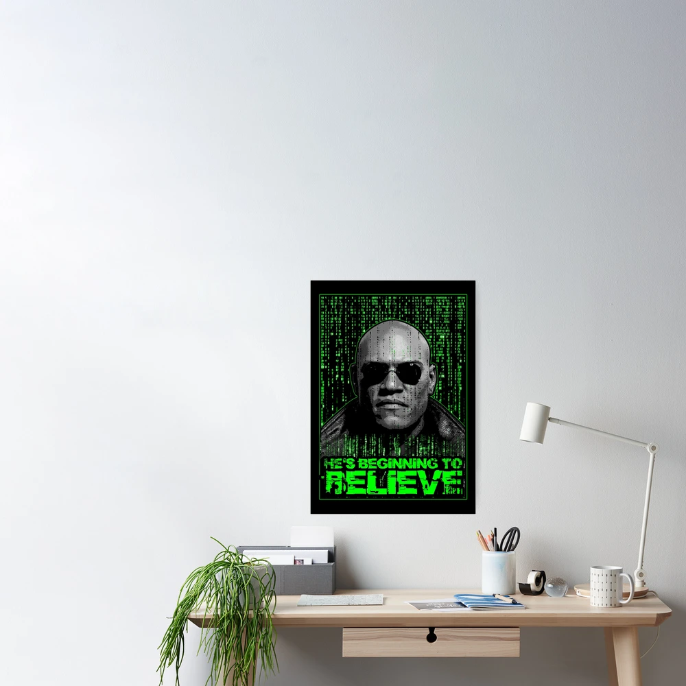 The Matrix Sci-fi morpheus Poster for Sale by TheEP