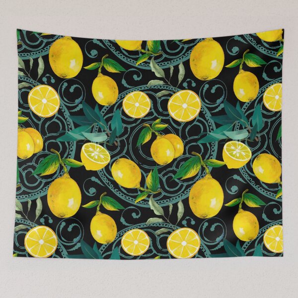 Item preview, Citrus,Sicilian style ,majolica,lemons  designed and sold by MariaMarinova.