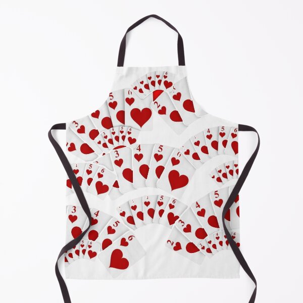 Item preview, CASINO WINNERS GAMBLING RED HEARTS FLUSH WHITE ART designed and sold by sharlesart.