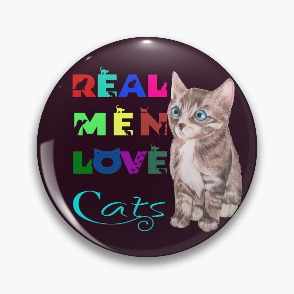 Item preview, REAL MEN LOVE CATS designed and sold by hichametta.