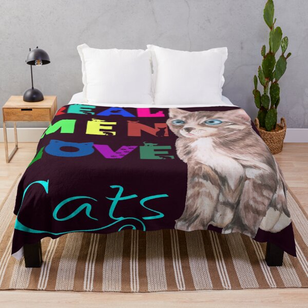 Item preview, REAL MEN LOVE CATS designed and sold by hichametta.