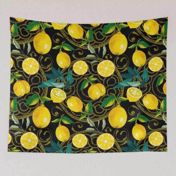 Item preview, Citrus,Sicilian style ,majolica,lemons  designed and sold by MariaMarinova.