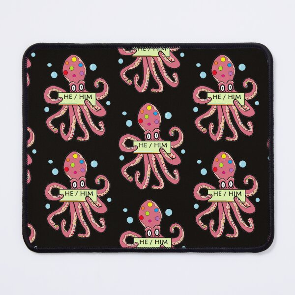 Item preview, He/ Him -Pronouns Octopus of many colours designed and sold by Keatos.