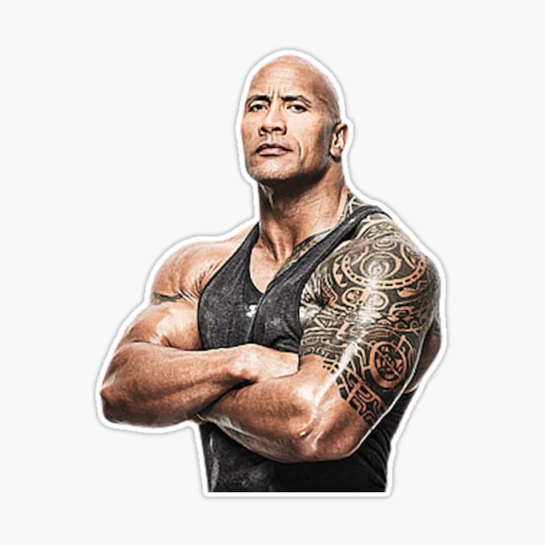 Dwayne The Rock Johnson eyebrow raise meme Poster for Sale by YKatire