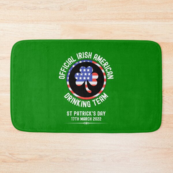 Item preview, Official Irish American Drinking Team | Shamrock | Stars and Stripes designed and sold by Fecking-Merch.