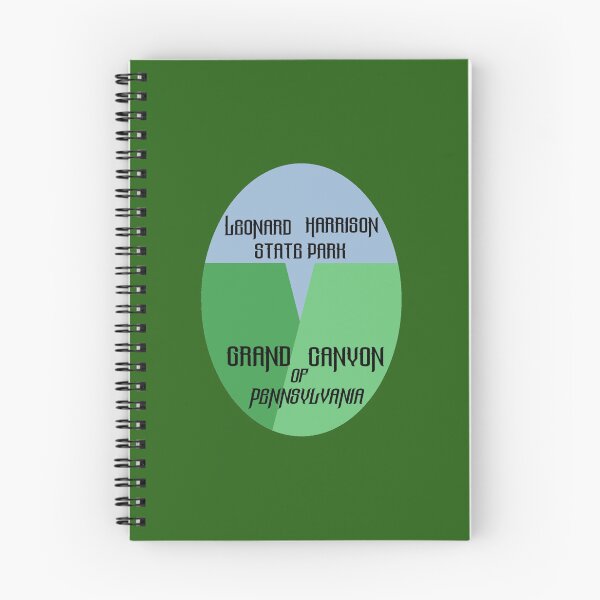 Item preview, Leonard Harrison State Park  designed and sold by Broken Antler Designs .