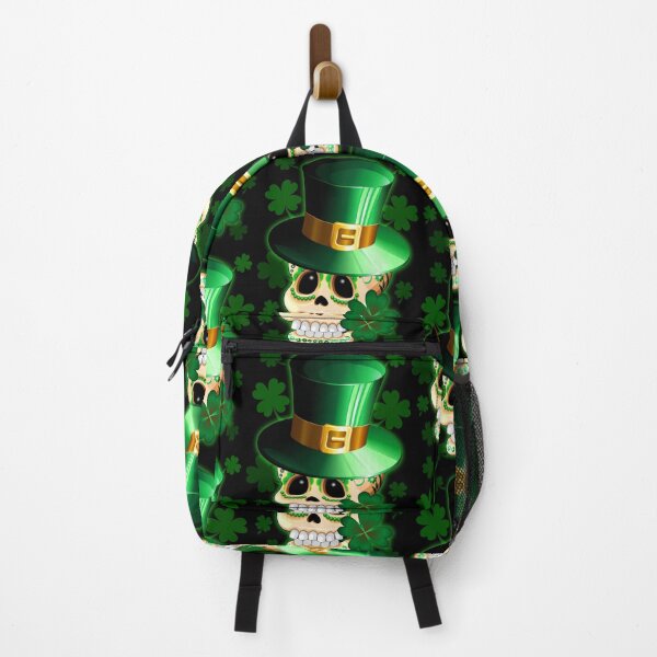 Item preview, St Patrick Lucky Irish Skull Cartoon designed and sold by BluedarkArt.