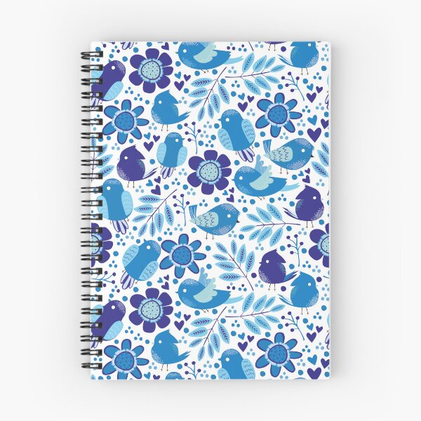 Item preview, Blue Birds Pattern designed and sold by MehranZetzsche.