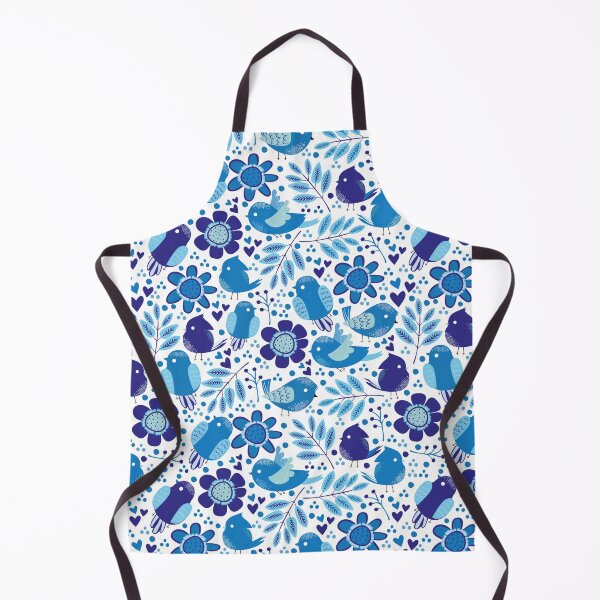 Item preview, Blue Birds Pattern designed and sold by MehranZetzsche.