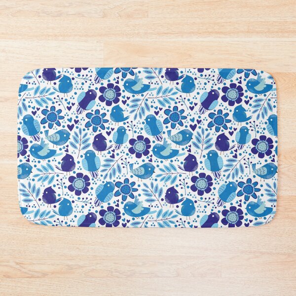 Item preview, Blue Birds Pattern designed and sold by MehranZetzsche.