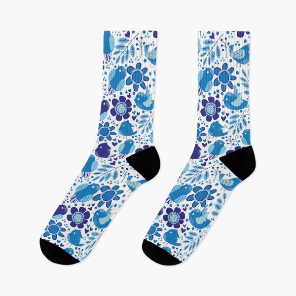 Item preview, Blue Birds Pattern designed and sold by MehranZetzsche.
