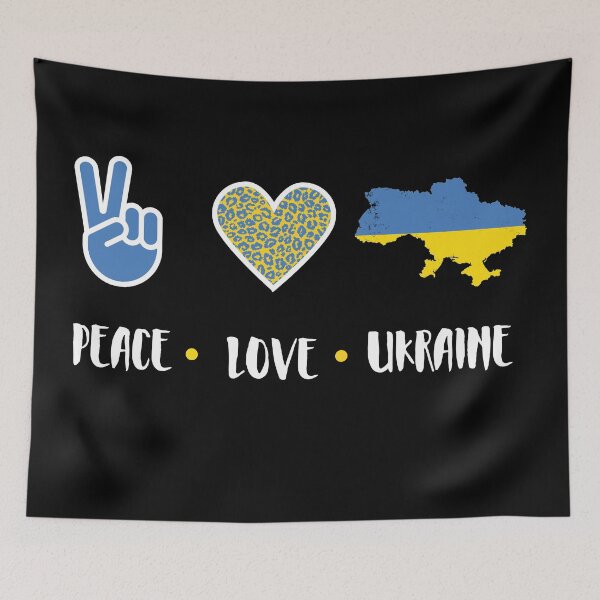 Item preview, Peace Love Ukraine, Stand with Ukraine Design designed and sold by sinceanna.