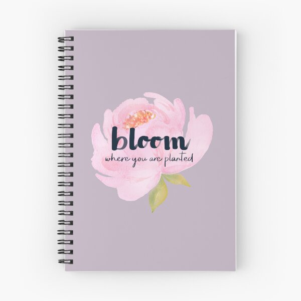 Item preview, Bloom Where You Are Planted Beautiful Inspirational and Motivational Quote designed and sold by HarrysMomStudio.