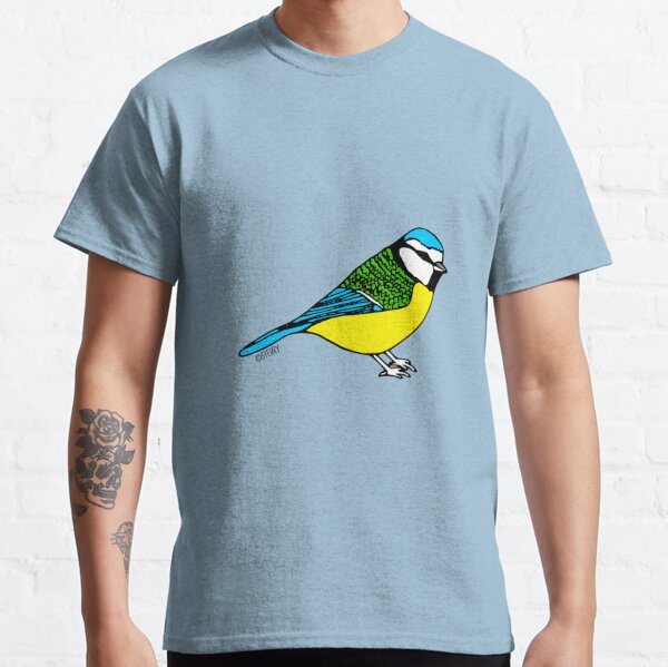 Bluetit - Bird Illustration Classic T-Shirt