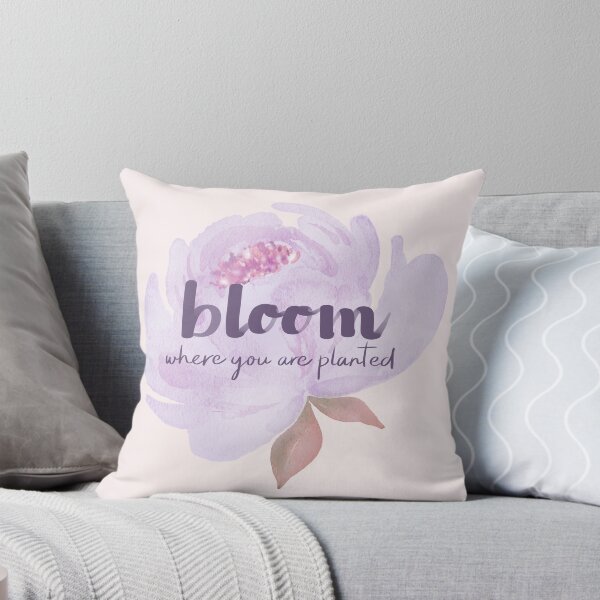 Item preview, Bloom Where You Are Planted Beautiful Inspirational and Motivational Quote designed and sold by HarrysMomStudio.