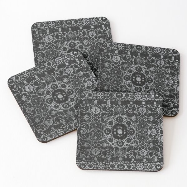 Item preview, Persian Duvet Cover Antique B&W  designed and sold by redflowerpixel.