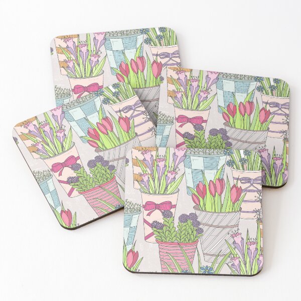 Item preview, Spring Garden Pot Plants designed and sold by Athena Milonas.