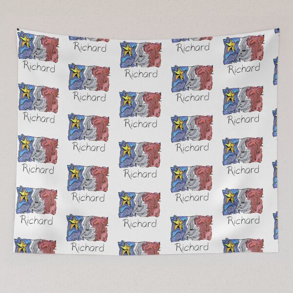 Item preview, Acadian Flag pastel liquid mosaic Richard - Drapeau acadien mosaïque liquide pastel vitrail Richard designed and sold by ColoursOfFrance.