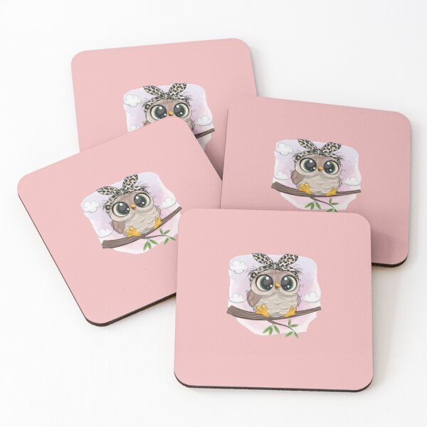 Item preview,  Cute owl print T-shirt for women designed and sold by moulok.