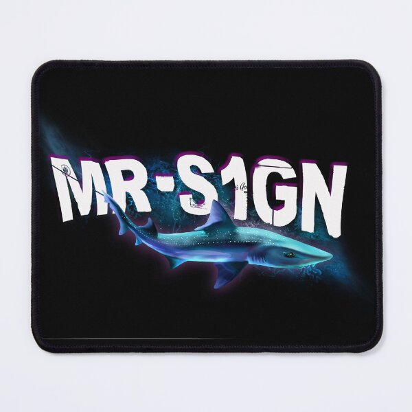 Item preview, Electric blue shark designed and sold by Mr-S1GN.
