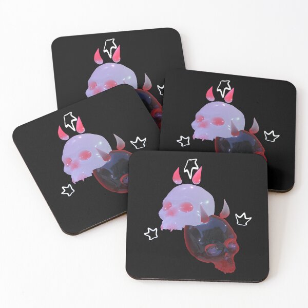 Item preview, Calaveras 3D con cuernos designed and sold by blurryspirits.