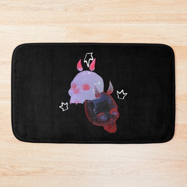 Item preview, 3D skulls with horns designed and sold by blurryspirits.