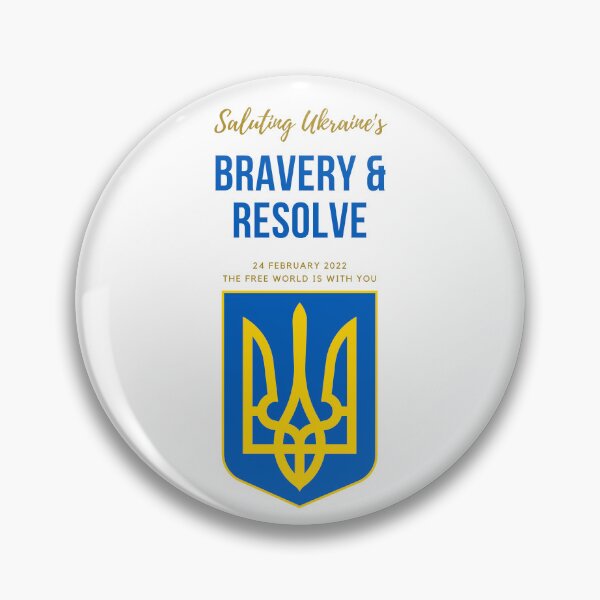 Item preview, Saluting Ukraine's Bravery & Resolve designed and sold by Kathleen M Bush.