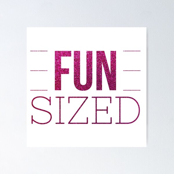 Item preview, Fun Sized Motivational Glitter Quote  designed and sold by SilverSpiral.