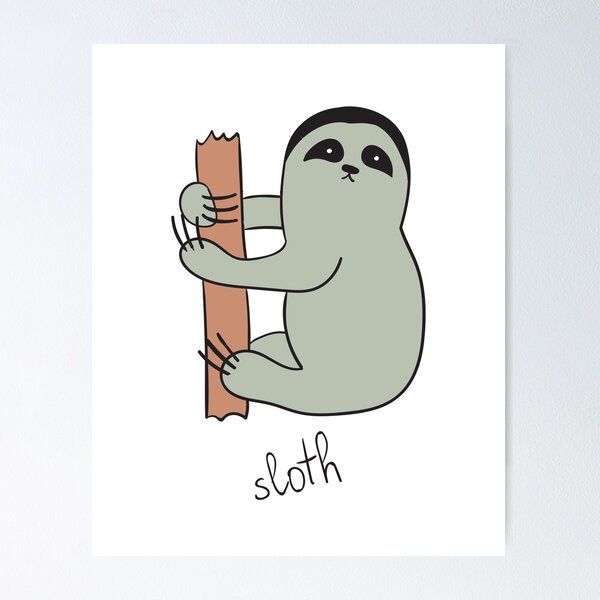 Item preview, Baby Sloth doodle designed and sold by garykli.
