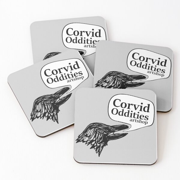 Item preview, Corvid Oddities Logo designed and sold by Serious Pickle Designs.