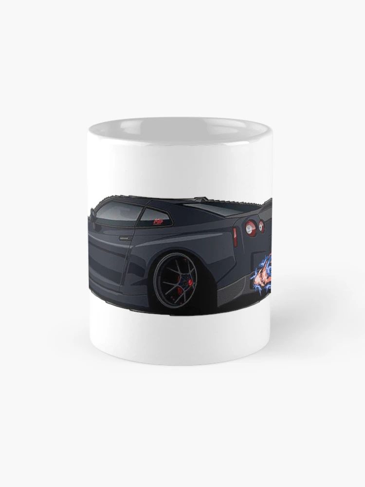 Aperçu 4 sur 6. Mug à café avec l'œuvre GT-R R-35 créée et vendue par Teesigned.