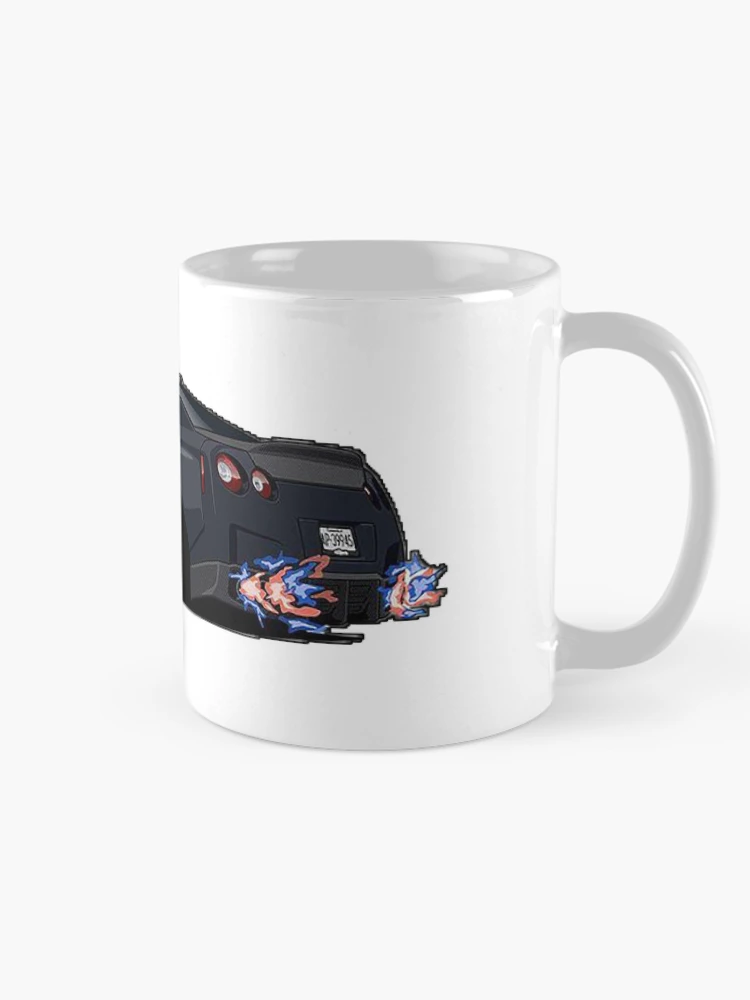 Aperçu 3 sur 6. Mug à café avec l'œuvre GT-R R-35 créée et vendue par Teesigned.