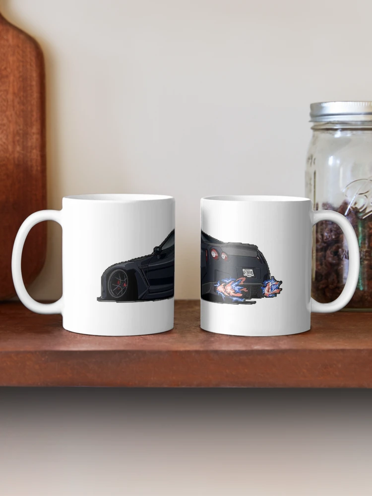 Aperçu 2 sur 6. Mug à café avec l'œuvre GT-R R-35 créée et vendue par Teesigned.