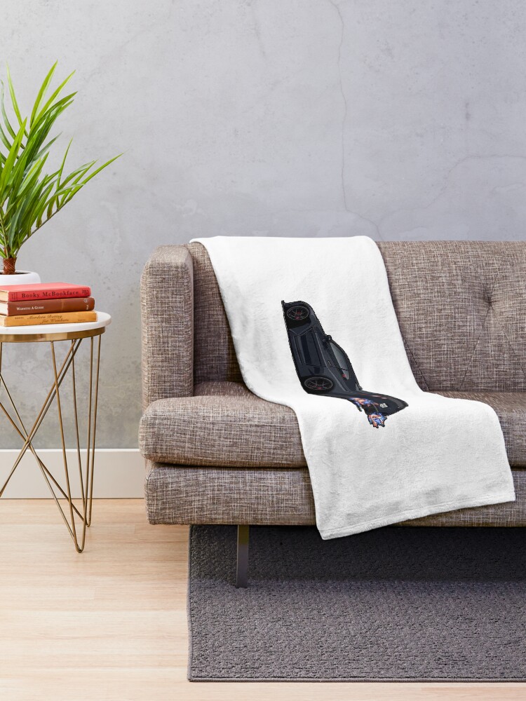 Thumbnail 2 of 6, Throw Blanket, GT-R R-35  designed and sold by Teesigned.