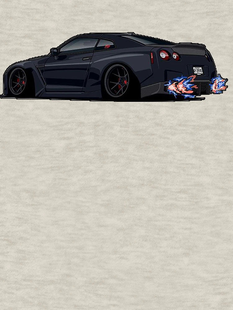Imagen 6 de 6, Sudadera con capucha y cremallera con la obra GT-R R-35, diseñada y vendida por Teesigned.