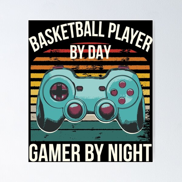 Item preview, Bball Basketball Player By Day Gamer By Night Gaming Classic T-Shirt designed and sold by mercedesfr47.