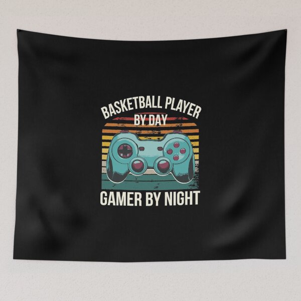 Item preview, Bball Basketball Player By Day Gamer By Night Gaming Classic T-Shirt designed and sold by mercedesfr47.