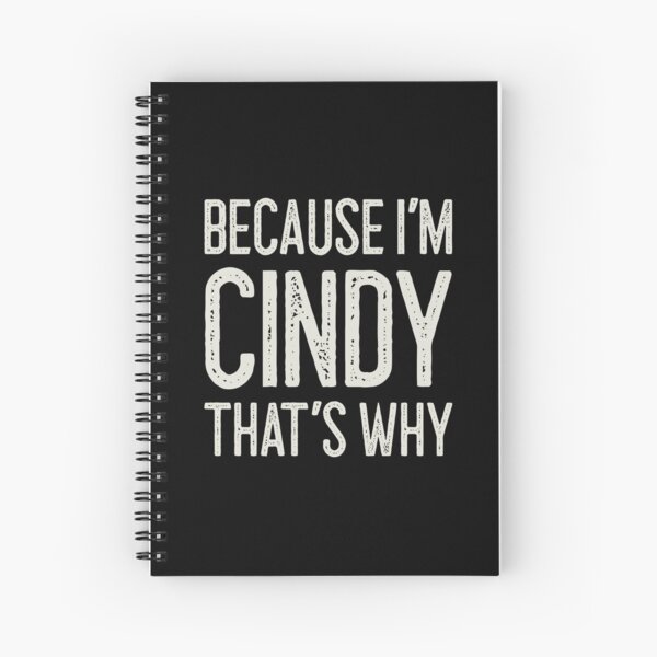 Item preview, Because I’m Cindy That’s Why Funny Personalized Name designed and sold by MariosNydras.