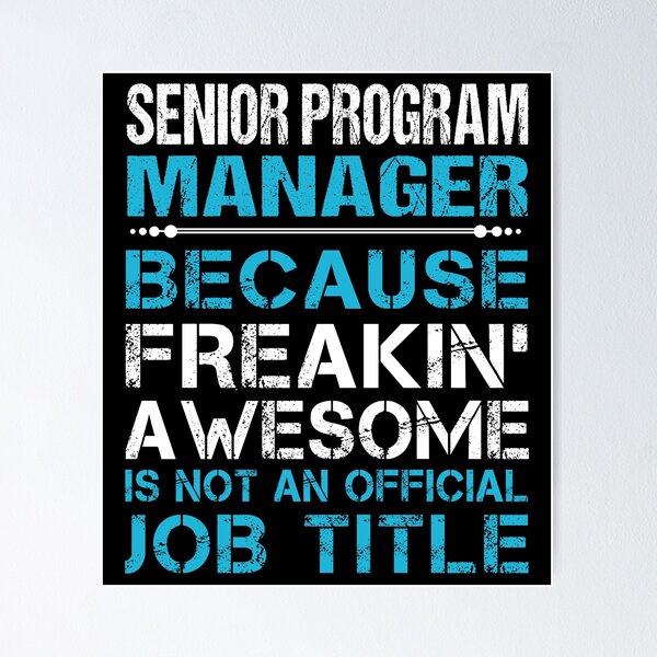 Item preview, Senior Program Manager T Shirt - Freaking Awesome Job Gift Item Tee designed and sold by oetate4774.
