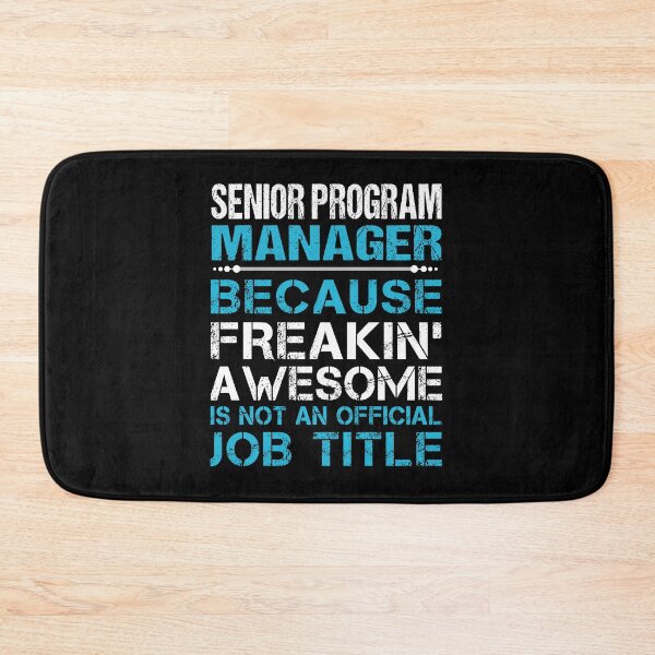 Item preview, Senior Program Manager T Shirt - Freaking Awesome Job Gift Item Tee designed and sold by oetate4774.