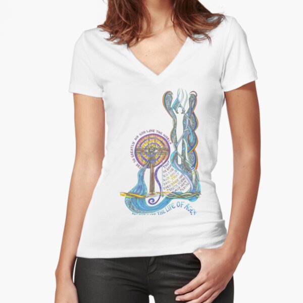 Fitted V-Neck T-Shirt