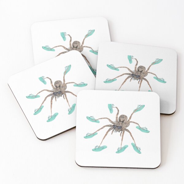 Item preview, cool summer spider flops designed and sold by purplepinkdrgn.