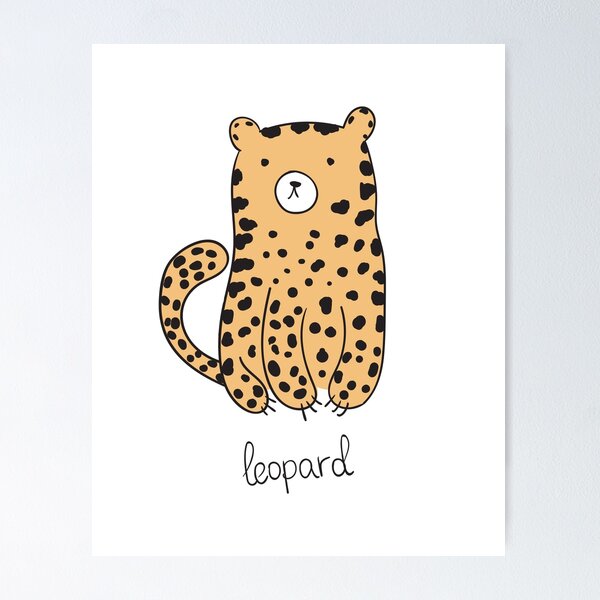Item preview, Baby Leopard doodle designed and sold by garykli.