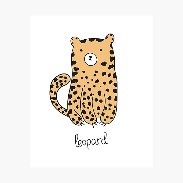 Item preview, Baby Leopard doodle designed and sold by garykli.