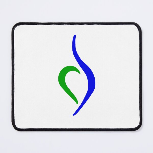 Item preview, NEDA Symbol - Blue and Green designed and sold by Kitty & Birdie Designs.