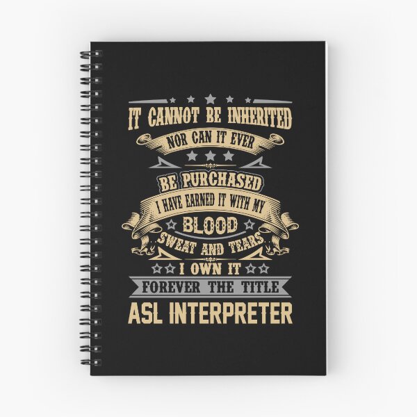 Item preview, Asl Interpreter T Shirt - Forever The Title Job Gift Item Tee designed and sold by celiagomez456.