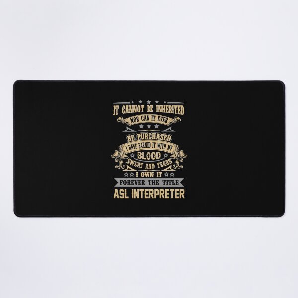 Item preview, Asl Interpreter T Shirt - Forever The Title Job Gift Item Tee designed and sold by celiagomez456.